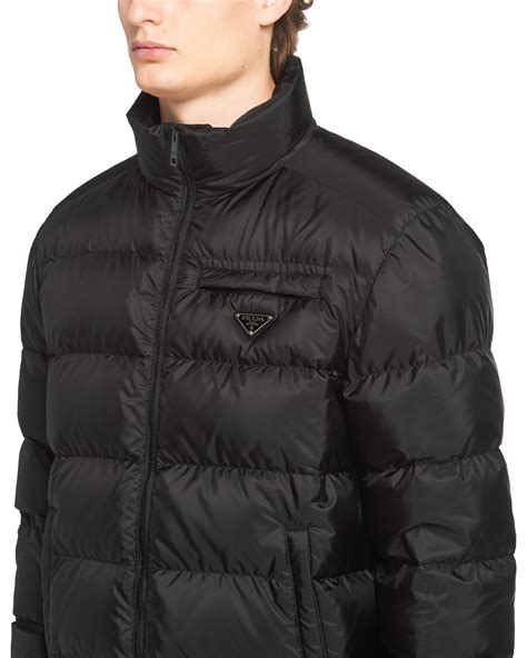 prada cotton coat men printed|prada puffer jacket men's.